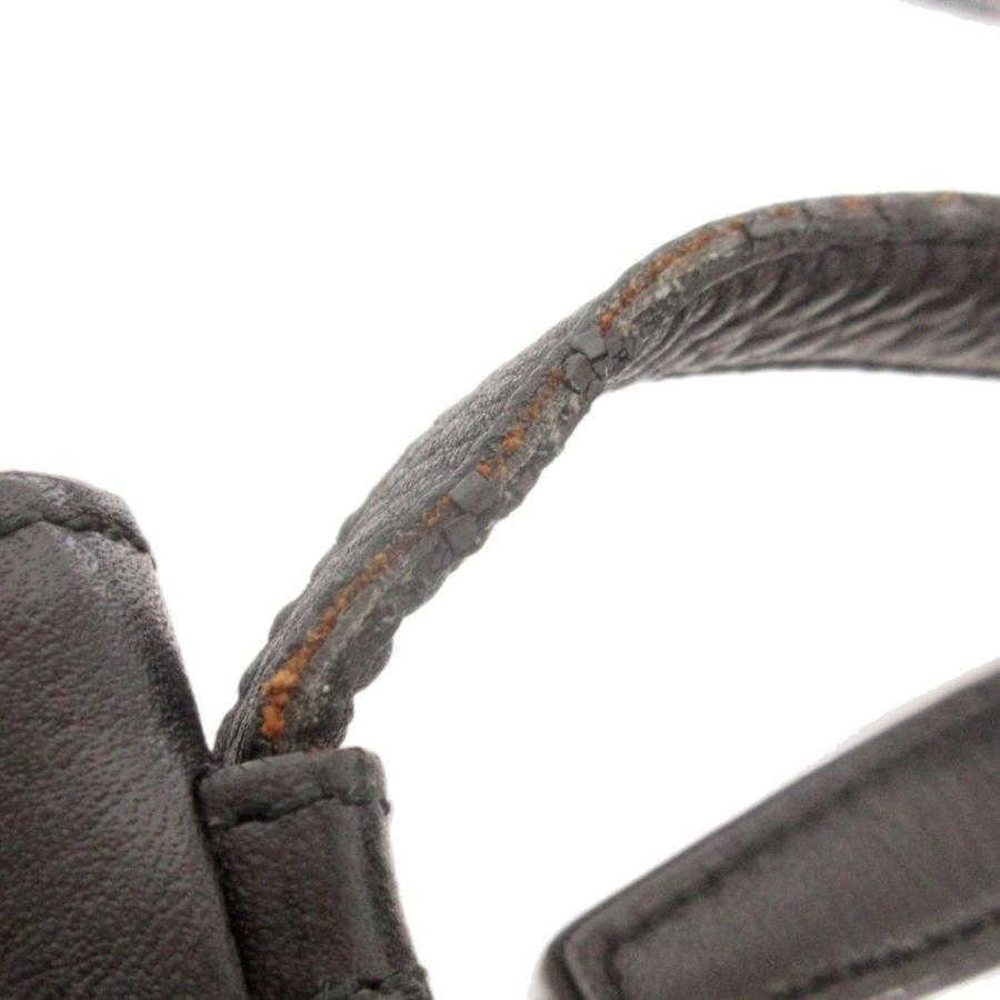 LOEWE（ロエベ） ショルダーバッグ 斜め掛け レザー ロゴ 押印 黒