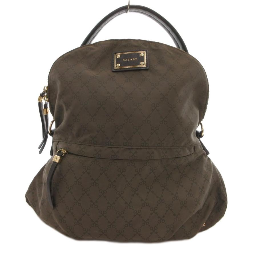 ✨新品✨SAZABY(サザビー) リュック モノグラム柄 2WAY SAZABY（サザビー） リュックサック デイパック ハンドバック 2WAY