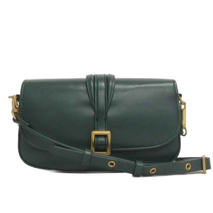 ZARA（ザラ） 美品 ショルダーバッグ 斜め掛け 緑 グリーン レディース