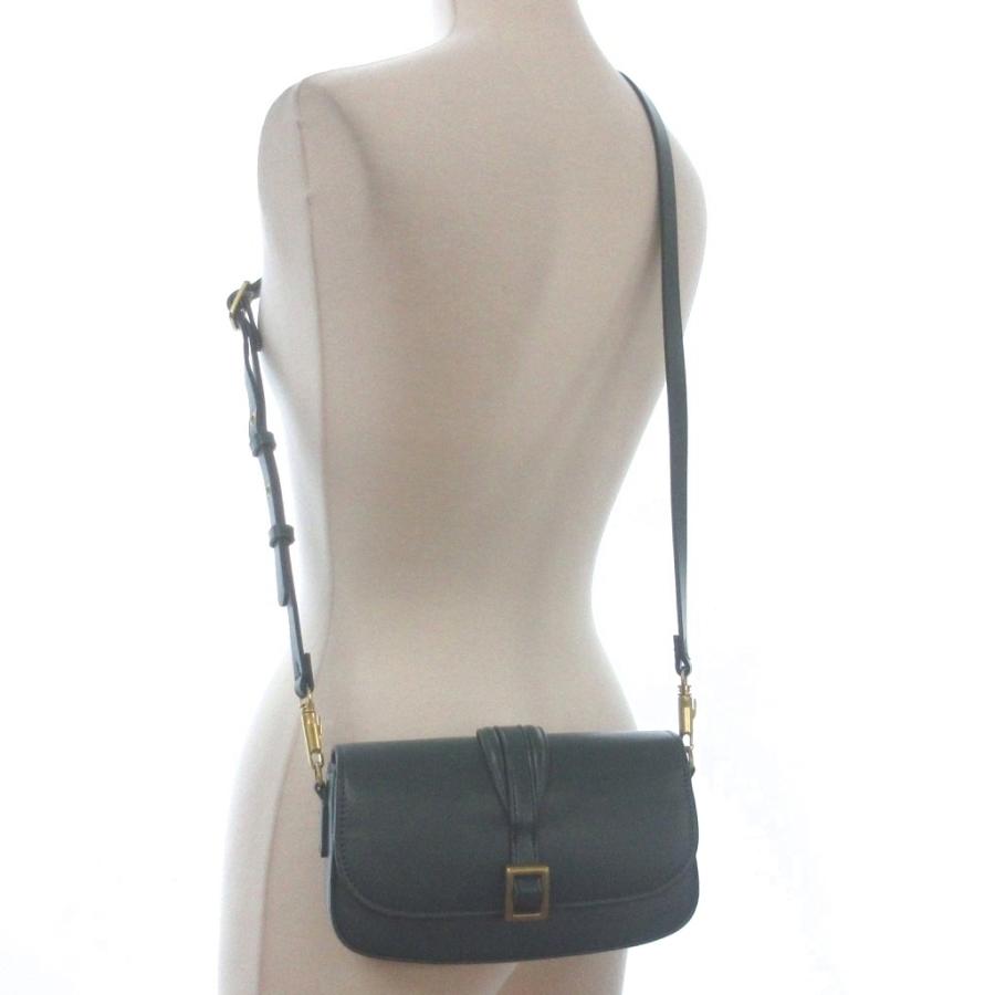 ZARA（ザラ） 美品 ショルダーバッグ 斜め掛け 緑 グリーン レディース 