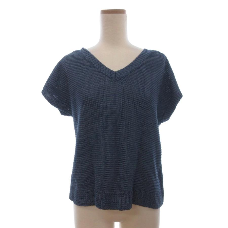 ローレンラルフローレン LAUREN RALPH 美品 ニットベスト Vネック 
