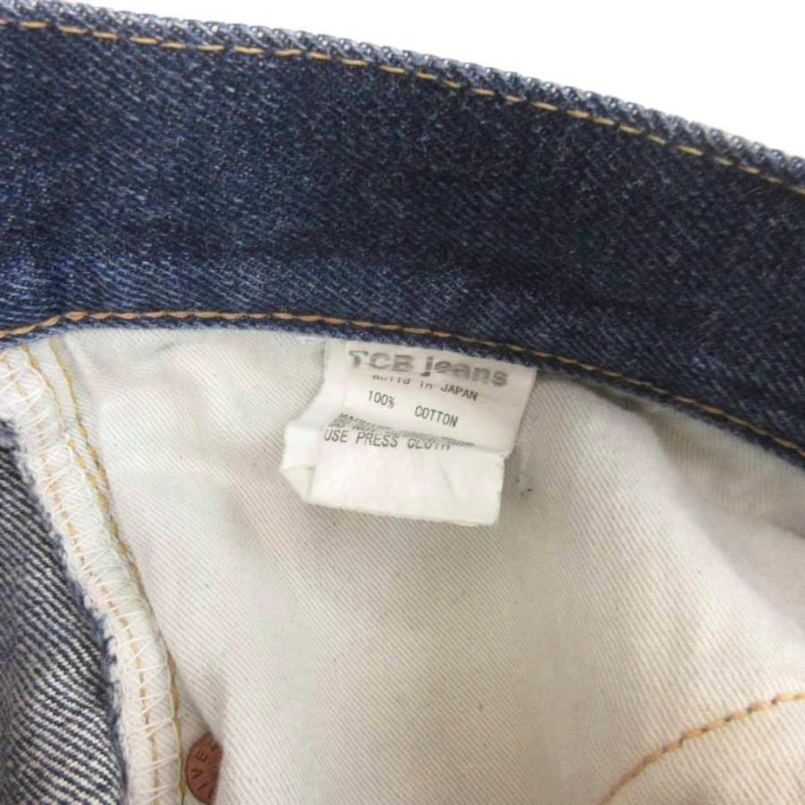 TCBジーンズ S30s デニムパンツ ジーンズ ボタンフライ ストレート 青 TCBジーンズ TCB JEANS 30s デニムパンツ ジーンズ ボタンフライ