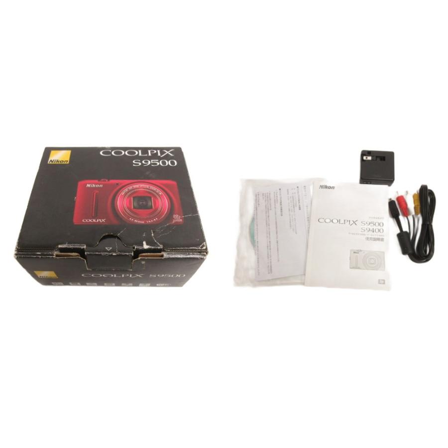 ニコン Nikon クールピクス COOLPIX デジタルカメラ S9500 赤 レッド