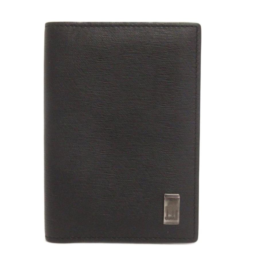 dunhill（ダンヒル） 名刺入れ カードケース フラップ 黒 ブラック