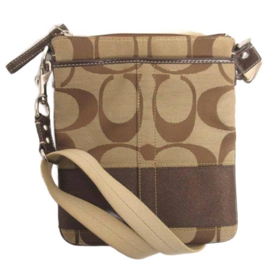 COACH（コーチ） ショルダーバッグ シグネチャー 斜め掛け スクエア 総 