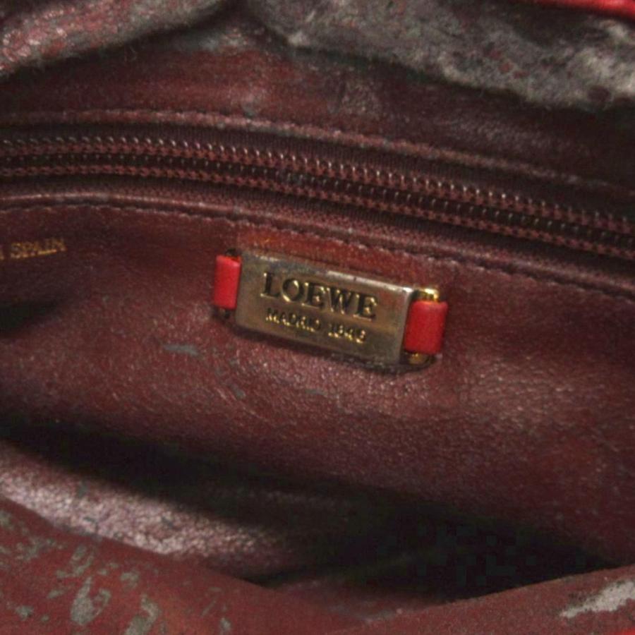 LOEWE アナグラム総柄　本革ショルダーバック LOEWE（ロエベ） ヴィンテージ アナグラム ショルダーバッグ 斜め掛け