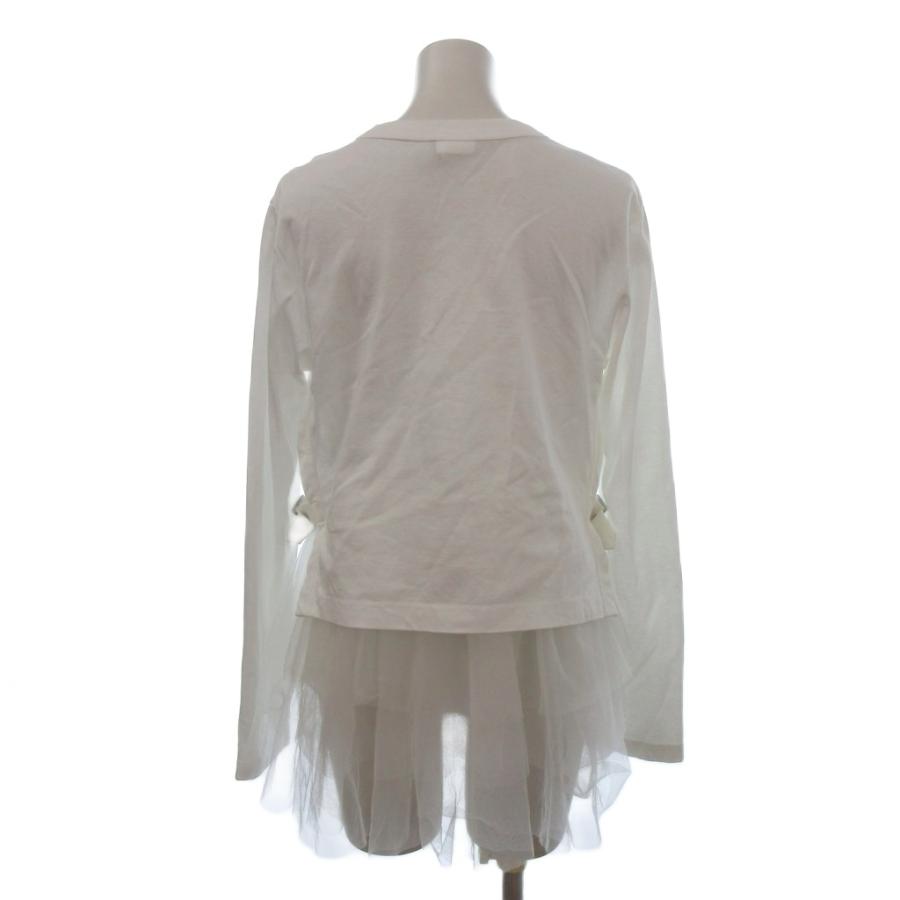 新品! noir kei ninomiya チュールフリルTシャツ ギャルソン コムデギャルソン COMME des GARCONS ノワールケイニノミヤ noir kei