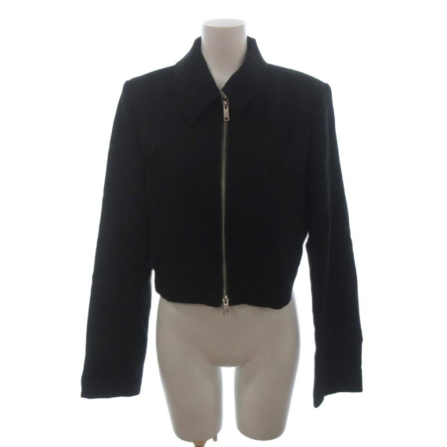 ZARA（ザラ） ジャケット ブルゾン ショート丈 フルジップ 黒 ブラック 