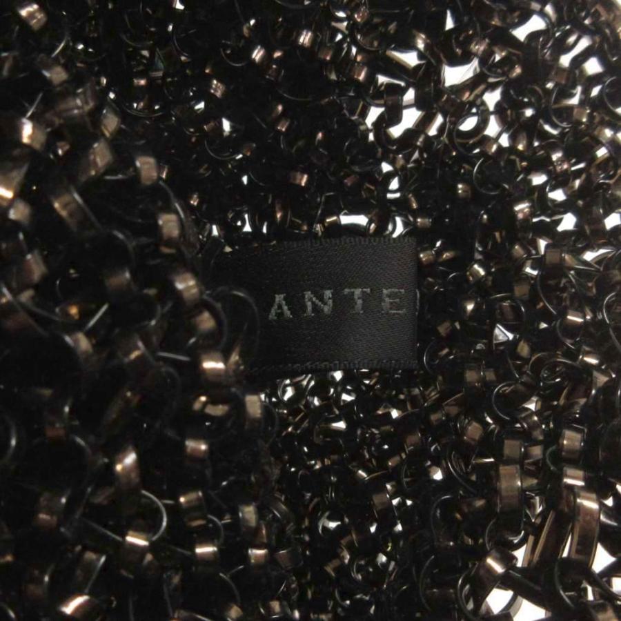 ANTEPRIMA（アンテプリマ） ワイヤーバッグ ハンド フラワー レザー 黒