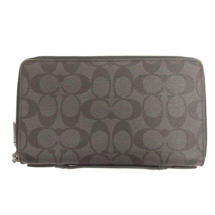 COACH（コーチ） オーガナイザー 財布 ダブルジップ シグネチャー