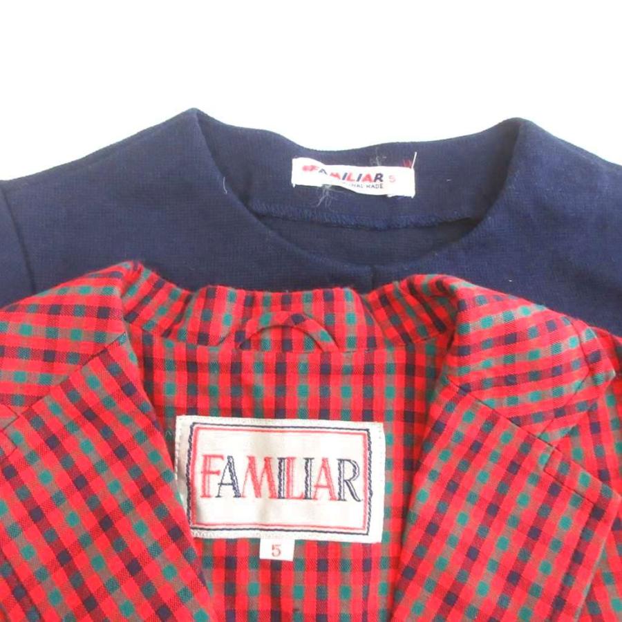 ファミリア Familiar 美品 2点セット まとめ ジャケット カーディガン