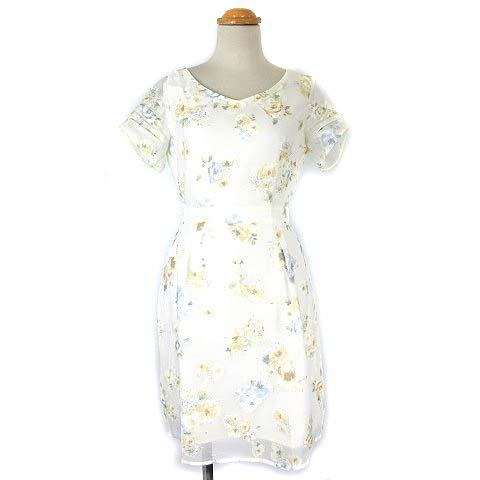 中古 プロポーション ボディドレッシング Proportion Body Dressing オパールブーケワンピース 花柄 半袖 オーガンジー ホワイト 1 Vg ベクトル 古着 003 ブランド古着販売のベクトル 通販 Yahoo ショッピング