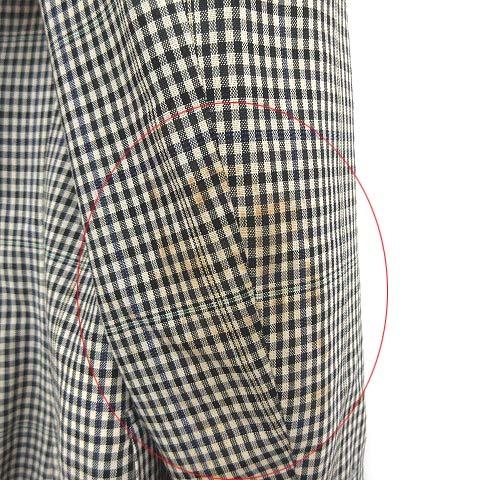 中古 ジバンシィ Givenchy テーラードジャケット ブレザー ギンガムチェック ウール 2b アイボリー 黒 Ibs68 メンズ ベクトル 古着 003 ブランド古着販売のベクトル 通販 Yahoo ショッピング