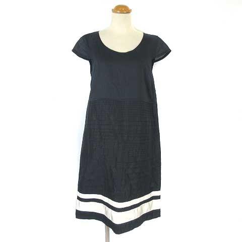 新発売の マックスマーラ ウィークエンドライン ワンピース ひざ丈 フレンチスリーブ ティアード グログラン ネイビー 36 Ibs77 レディース ベクトル 古着 最新の激安 Bajawinescabo Com