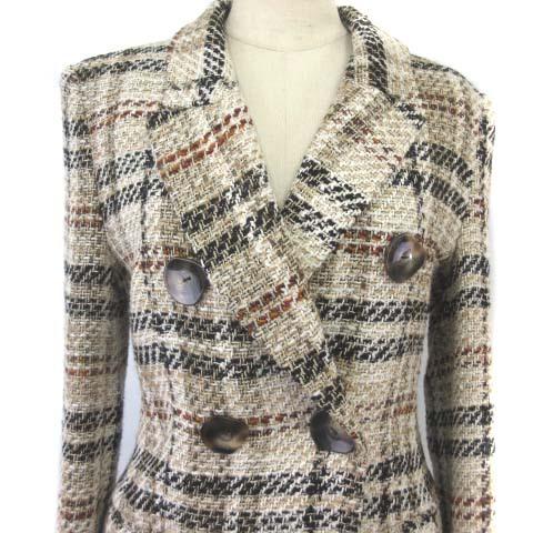 中古 ザラ Zara aw テクスチャー チェック ブレザー バミューダ スコート セットアップ ツイード Xs ベージュ レディース ベクトル 古着 003 ブランド古着販売のベクトル 通販 Yahoo ショッピング