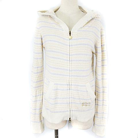 中古 ジェラートピケ Gelato Pique パーカー ルームウエア もこもこ ボーダー柄 クリーム 紫 ベージュ F Sm レディース ベクトル 古着 003 ブランド古着販売のベクトル 通販 Yahoo ショッピング