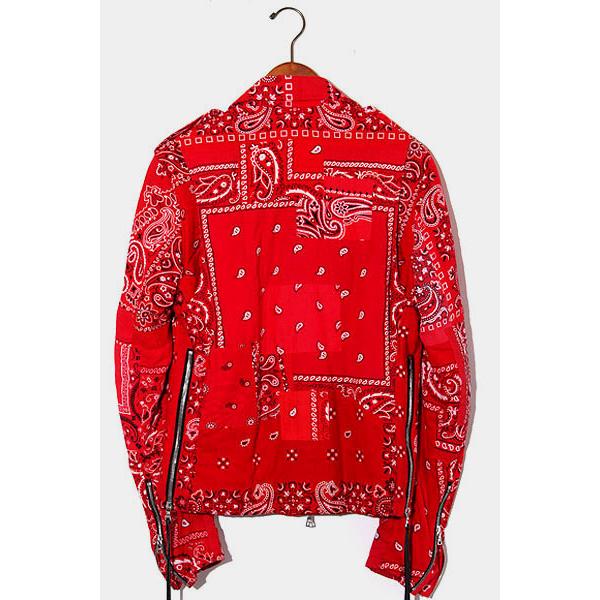 中古 17ss Amiri アミリ Bandana Riders Jacket バンダナライダースジャケット バイカージャケット Xs Red 赤 Mlp03 Dis メンズ ベクトル 古着 004 ブランド古着販売のベクトル 通販 Yahoo ショッピング