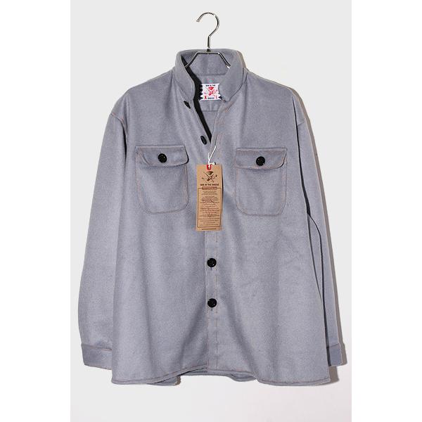 【中古】XL 未使用品 22AW サノバチーズ Stitch Shirt 長袖 ステッチシャツ BLUE ブルー SC2220-SH04 /■In2 メンズ XL 未使用品 2022AW SON OF THE CHEESE サノバチーズ Stitch Shirt