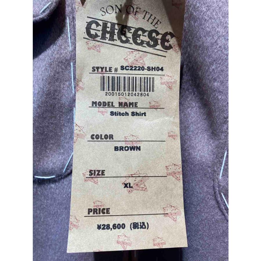 XL 未使用品 2022AW SON OF THE CHEESE サノバチーズ Stitch Shirt