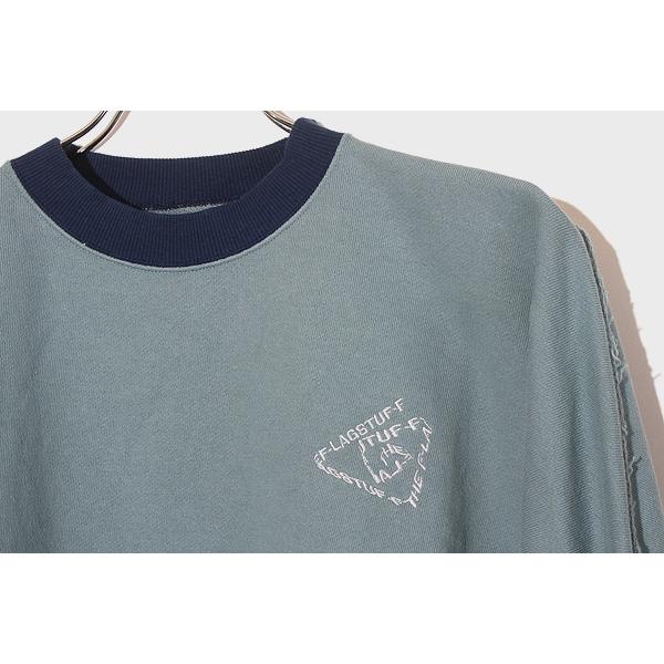 M 未使用品 2023SS FLAGSTUFF フラグスタフ MULTI COLOR CUTOFF SWEAT