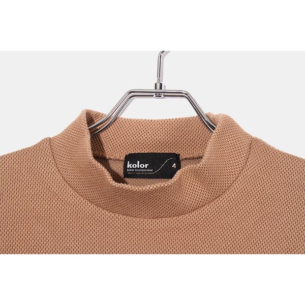 2020SS kolor カラー ビッグ カノコ モックネック カットソー 半袖T 