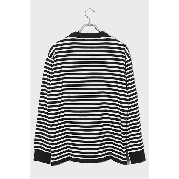 L 未使用品 2023SS FLAGSTUFF フラグスタフ BORDER KNIT L/S TEE