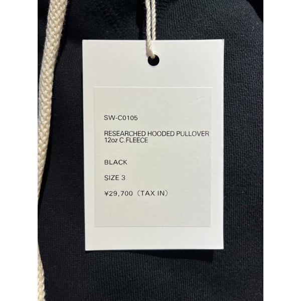 3 未使用品 23AW SandWaterr サンドウォーター RESEARCHED HOODED  