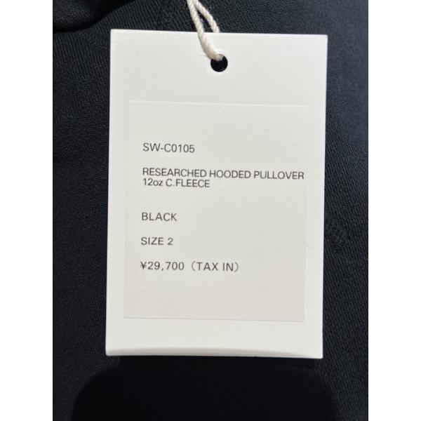 2 未使用品 2023AW SandWaterr サンドウォーター RESEARCHED HOODED