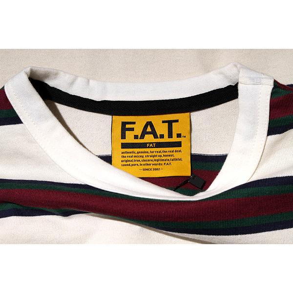 未使用品 2023SS FAT エフエーティー SIZE:FAT MEGARDA ボーダー 半袖Tシャツ WHITE ホワイト /● メンズ｜vectorpremium｜03