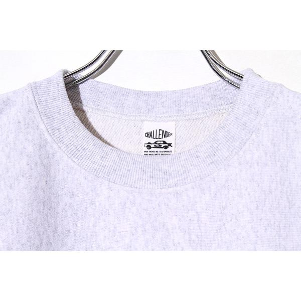 M 未使用品 2023AW CHALLENGER チャレンジャー RACING LOGO C/N SWEAT スウェット トレーナー HEATHER GRAY ヘザーグレー CLG-SW023-008 /｜vectorpremium｜03