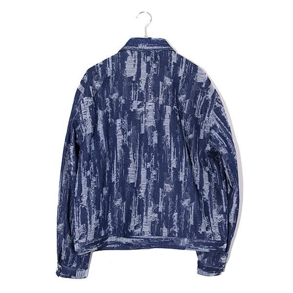 【中古】23AW lucien pellat-finet x D/HILL ディーヒル PARIS HILL DENIM JACKET デニムジャケット BLUE /● メンズ 23AW lucien pellat-finet x D/HILL ルシアンペラフィネ ディーヒル
