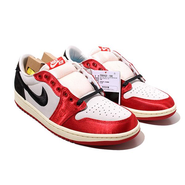 27.5cm 未使用品 トロフィールーム ナイキ 'Sail and Varsity Red' エアジョーダン1 ロー OG セイル アンド バーシティレッド US9.5 FN0432の画像