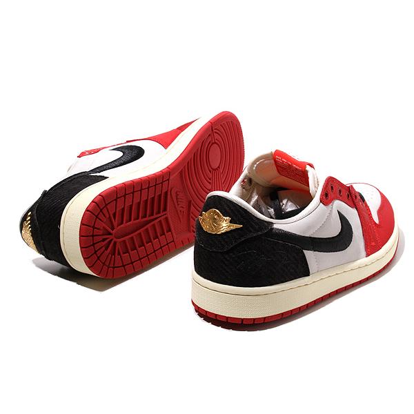 27.5cm 未使用品 トロフィールーム ナイキ 'Sail and Varsity Red' エアジョーダン1 ロー OG セイル アンド バーシティレッド US9.5 FN0432の画像