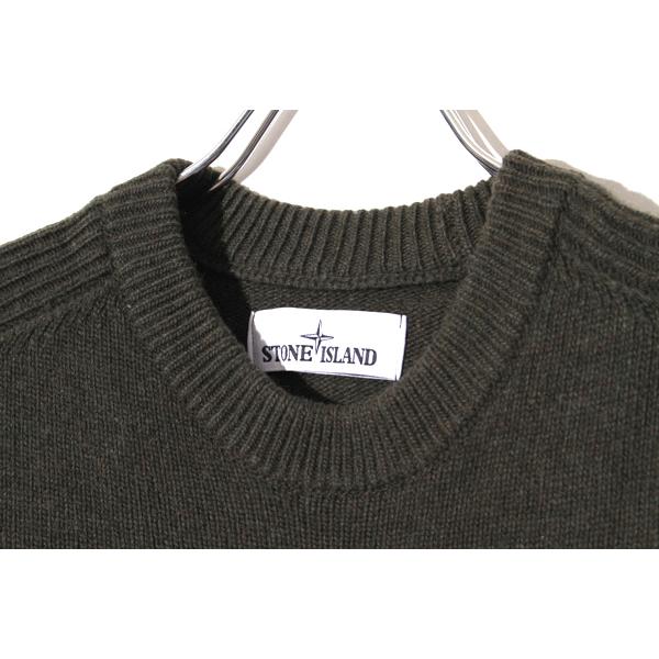 STONE ISLAND ストーンアイランド SIZE:S ロゴパッチ クルーネック 