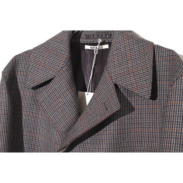 AURALEE オーラリー SIZE:3 DOUBLE FACE CHECK LONG COAT ダブル 