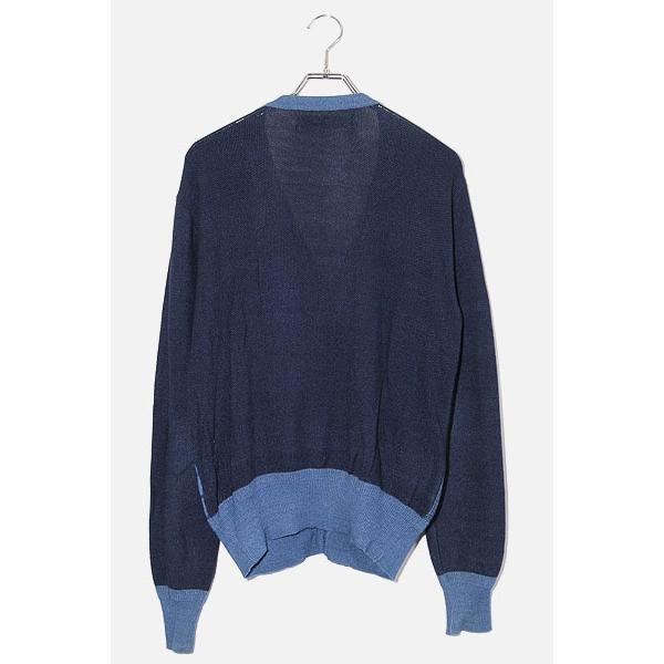 SEVESKIG セヴシグ CRAZY CARDIGAN クレイジー コットン ニット 