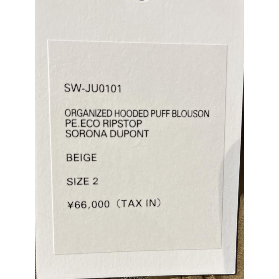 2 未使用品 SandWaterr サンドウォーター ORGANIZED HOODED PUFF