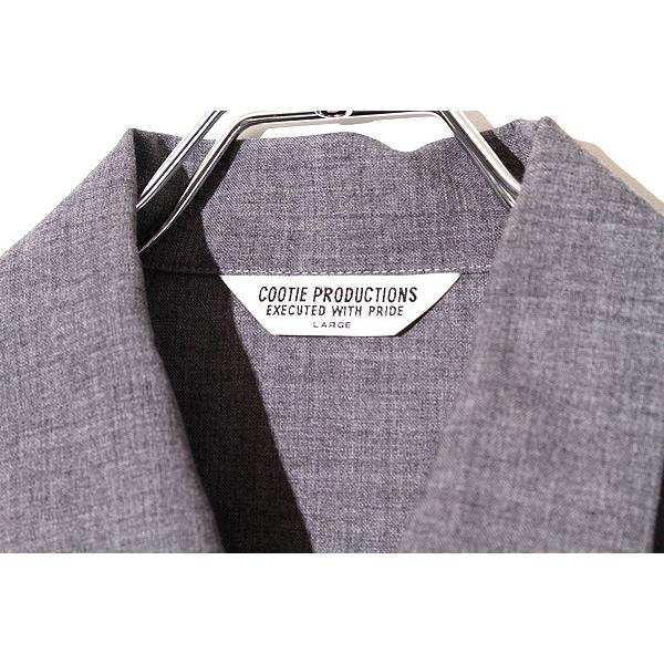 COOTIE クーティー SIZE:L T/W Work L/S Shirt 長袖ワークシャツ Gray 