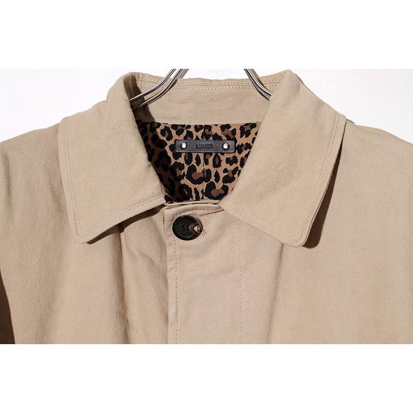 MINEDENIM マインデニム Leopard Flannel Lining Balmacaan CT MINEDENIM マインデニム Leopard Flannel Lining Balmacaan CT