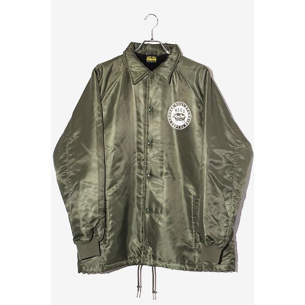 PORKCHOP コーチジャケット オリーブ Lサイズ PORKCHOP GARAGE SUPPLY