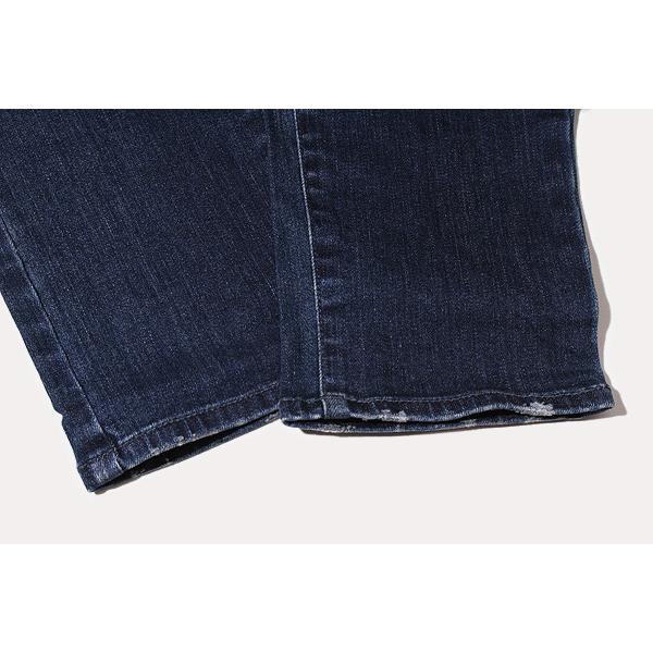 SOPHNET. ソフネット DAMAGED STRETCH DENIM SKINNY BIKER PANT 