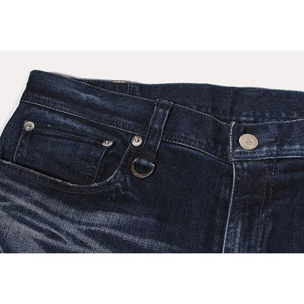 SOPHNET. ソフネット DAMAGED STRETCH DENIM SKINNY BIKER PANT 