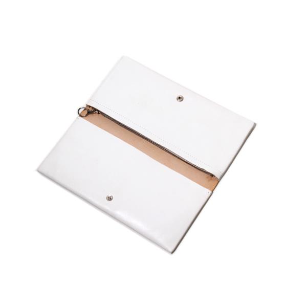 Aeta アエタ レザー ロングウォレット 長財布 ホワイト 白 Aeta アエタ NATURAL LEATHER LONG WALLET レザー ロングウォレット