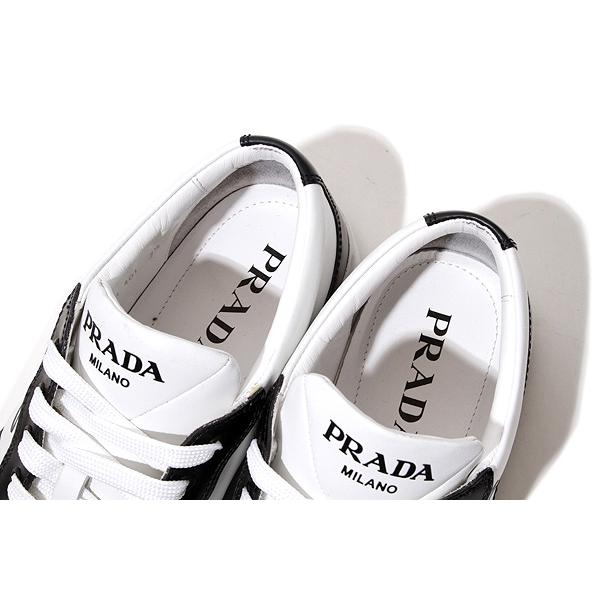 26.5cm PRADA プラダ ディストリクト レザー ローカット 