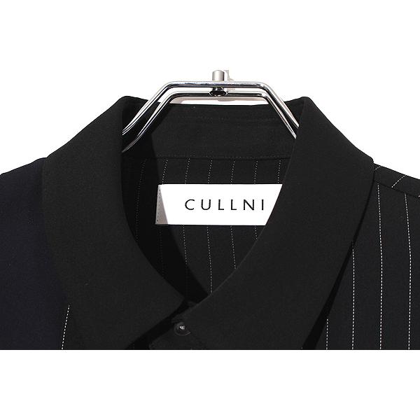 24AW CULLNI クルニ SIZE:1 Double Satin Bi Color Zip Shirt ダブル 