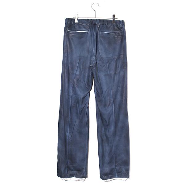2024SS TAAKK ターク LEATHER COATING JERSEY EASY TROUSERS