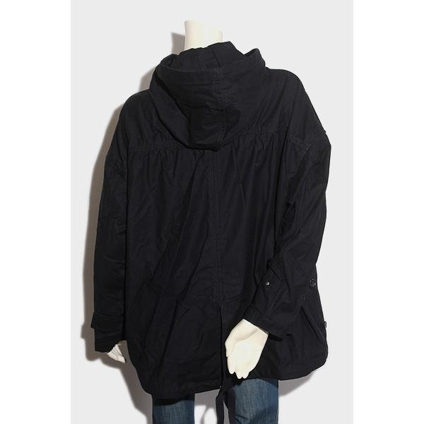 クラネ CLANE 2WAY layer military coat ネイビー 美品 クラネ 2way  