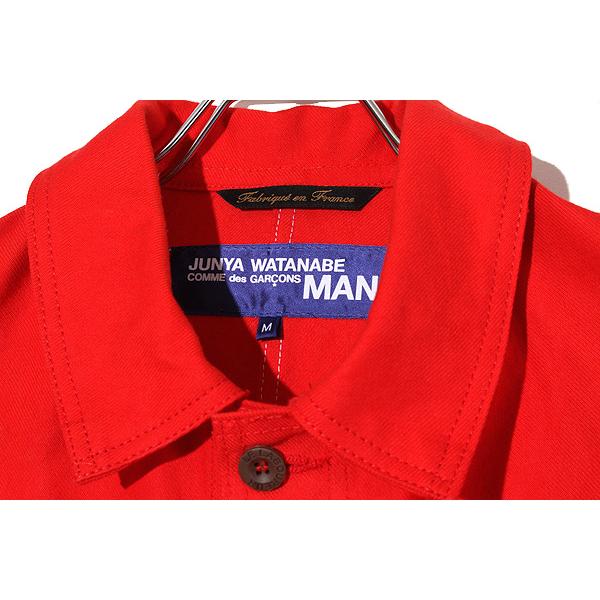 【希少】コムデギャルソン ジュンワタナベマン カバーオール レッド JUNYA WATANABE MAN × LE LABOUREUR AMSTERDAM TULIP MUSEUM ジュンヤ