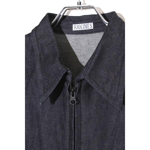 RAKINES / ジャケット/2/デニム/IDG/08S22AF130B RAKINES ラキネス SIZE:2 HARD TWIST DENEIM JACKET ジップアップ