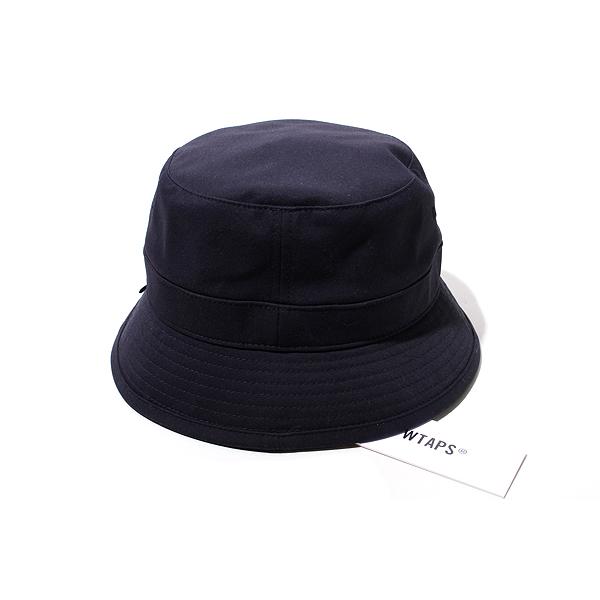 未使用品 2023SS WTAPS ダブルタップス BUCKET 02 / HAT / POLY. TWILL バケットハット 帽子 03 NAVY ネイビー 231HCDT-HT04 /● メンズ |  | 01